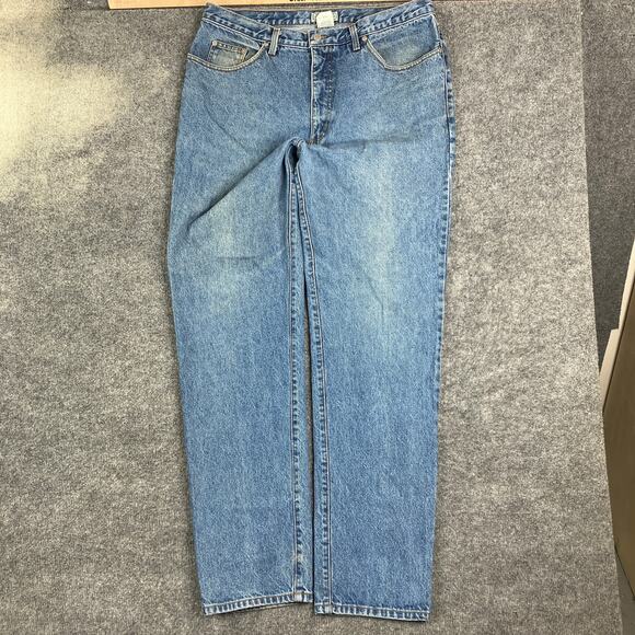 GUESS Jeans Mens Size 40 Light Wash Vintage Blue Pair Straight Leg  Denim - Picture 1 of 10